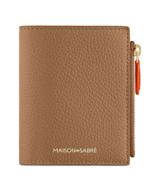 MAISON de SABRÉ 小型の二つ折りレザー財布 - ブラウン - サムネイル1