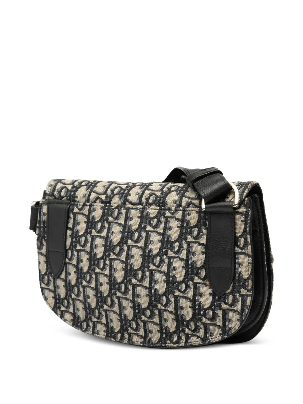 Christian Dior Pre-Owned 2019年 オブリーク キャンバス サドルメッセンジャーバッグ クロスボディ ブルー - 画像2