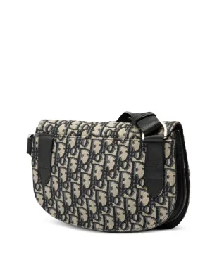 Christian Dior Pre-Owned 2019年 オブリーク キャンバス サドルメッセンジャーバッグ クロスボディ ブルー - サムネイル2