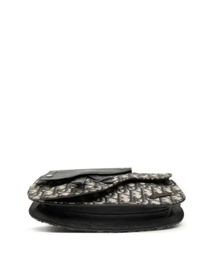 Christian Dior Pre-Owned 2019年 オブリーク キャンバス サドルメッセンジャーバッグ クロスボディ ブルー - サムネイル3