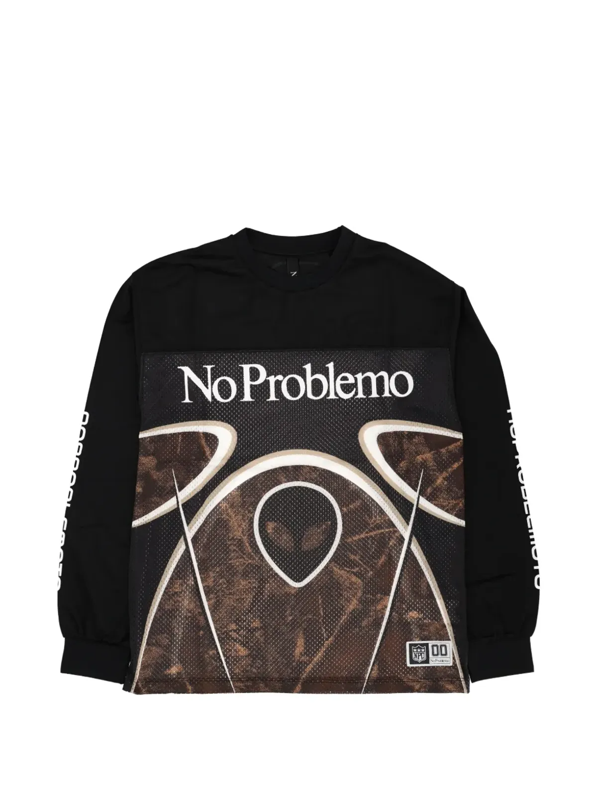 NO PROBLEMO グラフィックプリント スウェットシャツ - 画像1