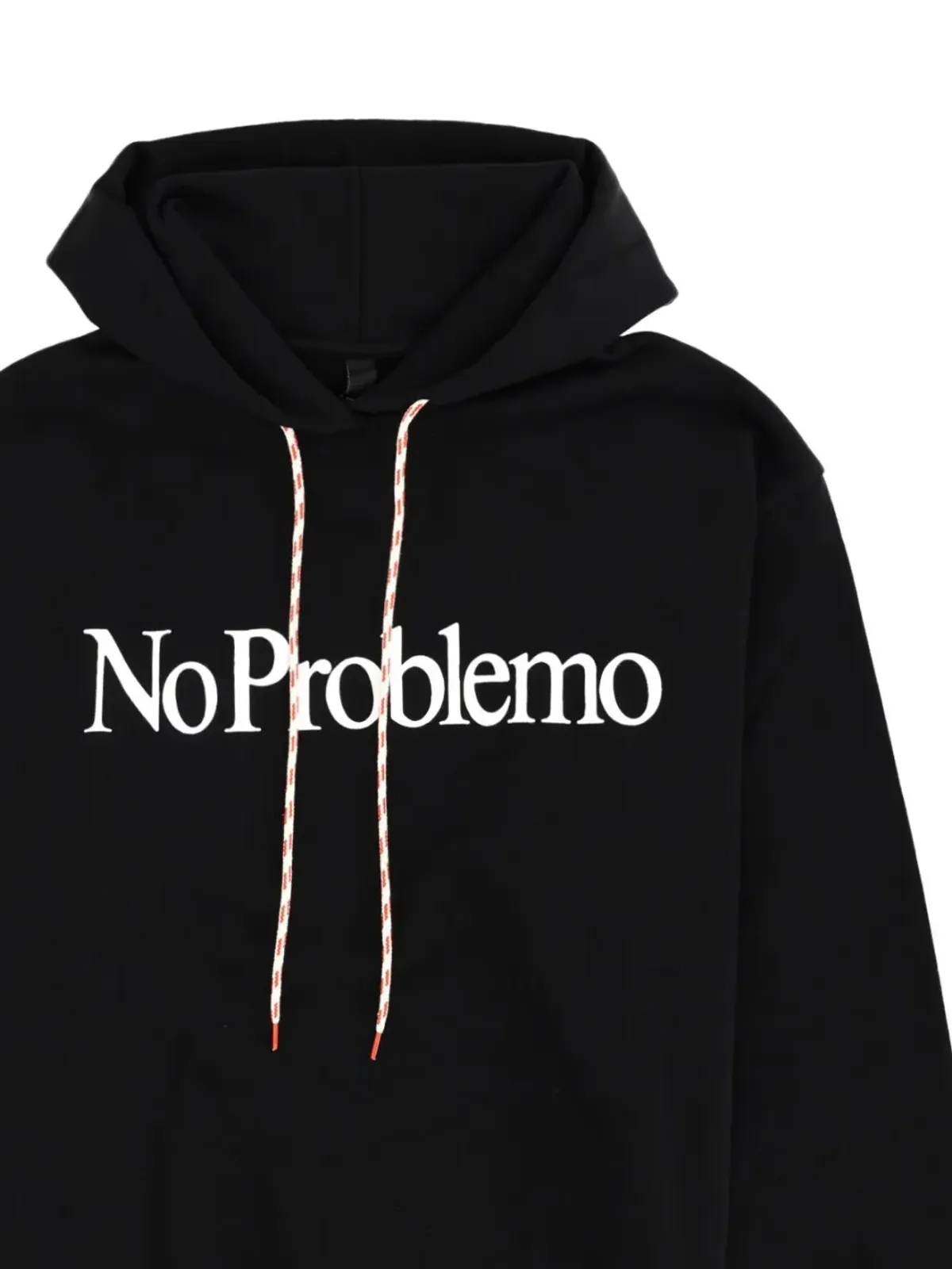 NO PROBLEMO ロゴ入りドローストリングフーディー - 画像2