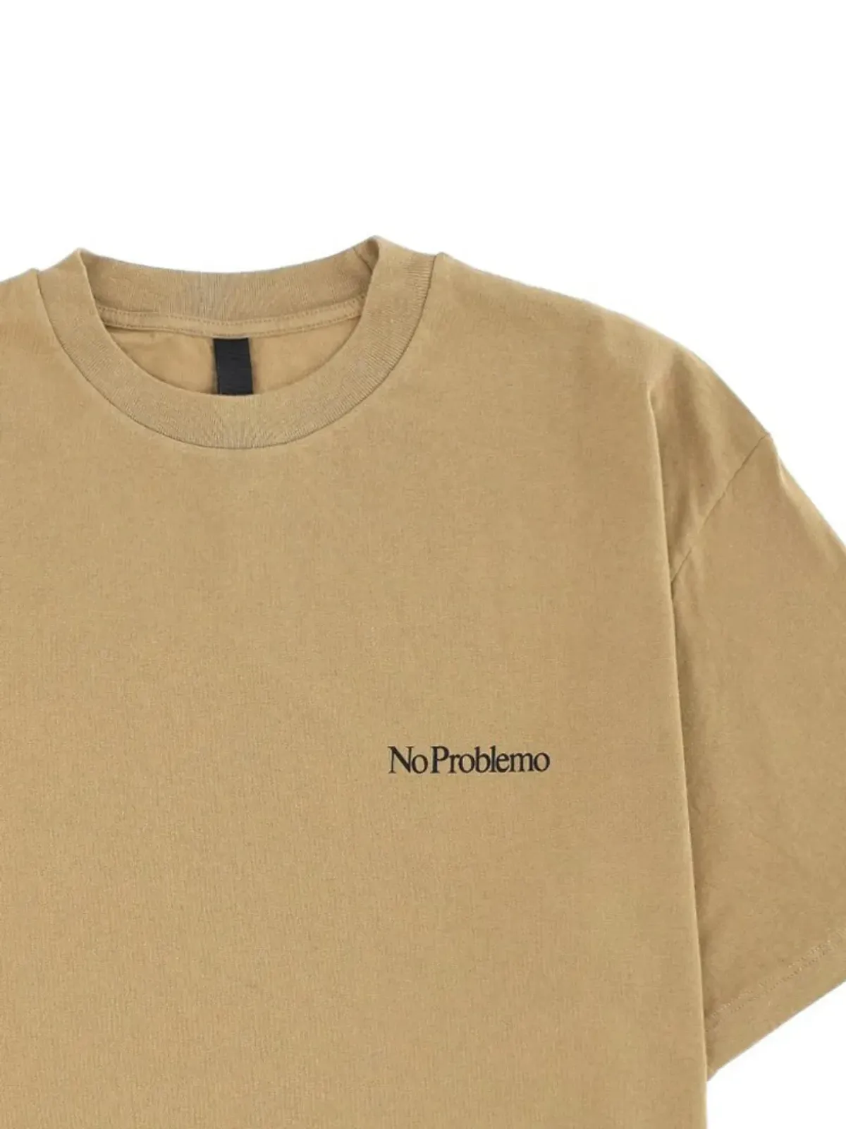 NO PROBLEMO ロゴ Tシャツ - Neutrals - 画像2