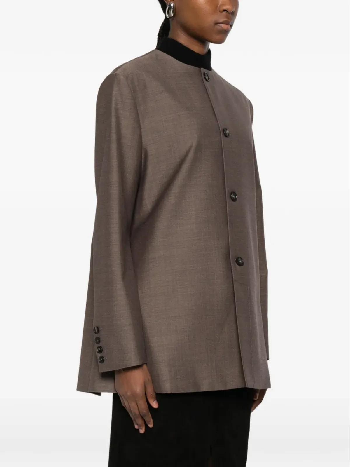 Cordera ボタンアップコート - 画像3