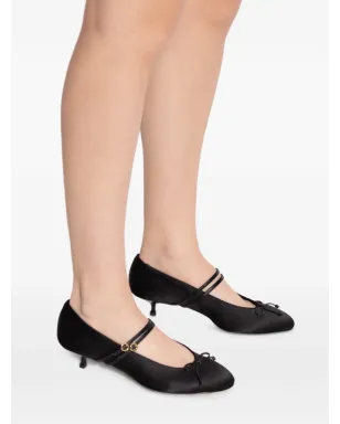 NEOUS 45mm Pha strap bow-detail pumps - サムネイル5