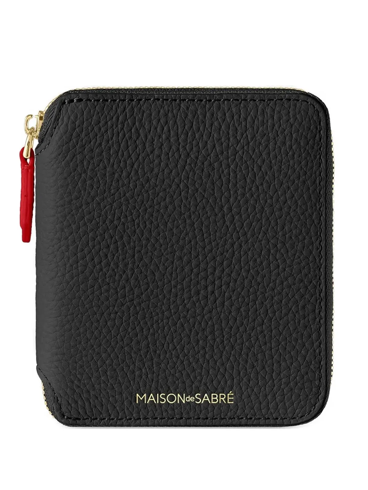 MAISON de SABRÉ ジップ付きペブルドレザー ウォレット - 画像1