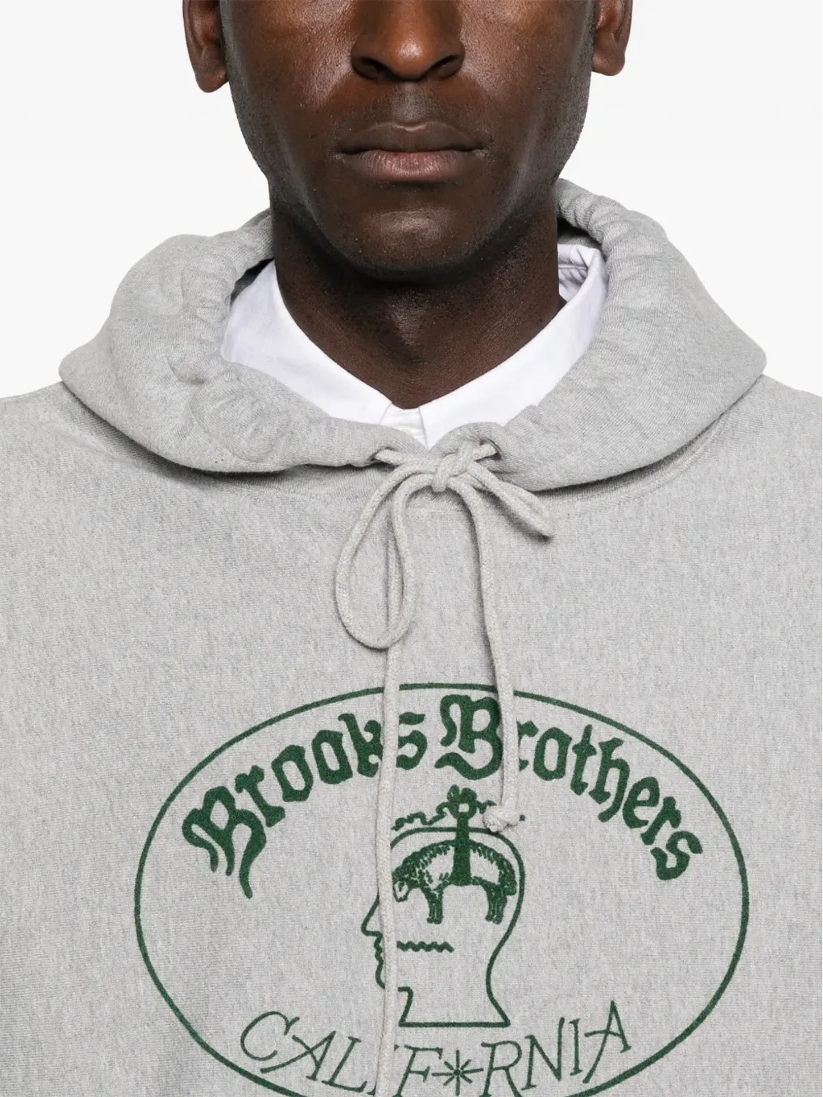 Brain Dead x Brooks Brothers ロゴフーディー - 画像5
