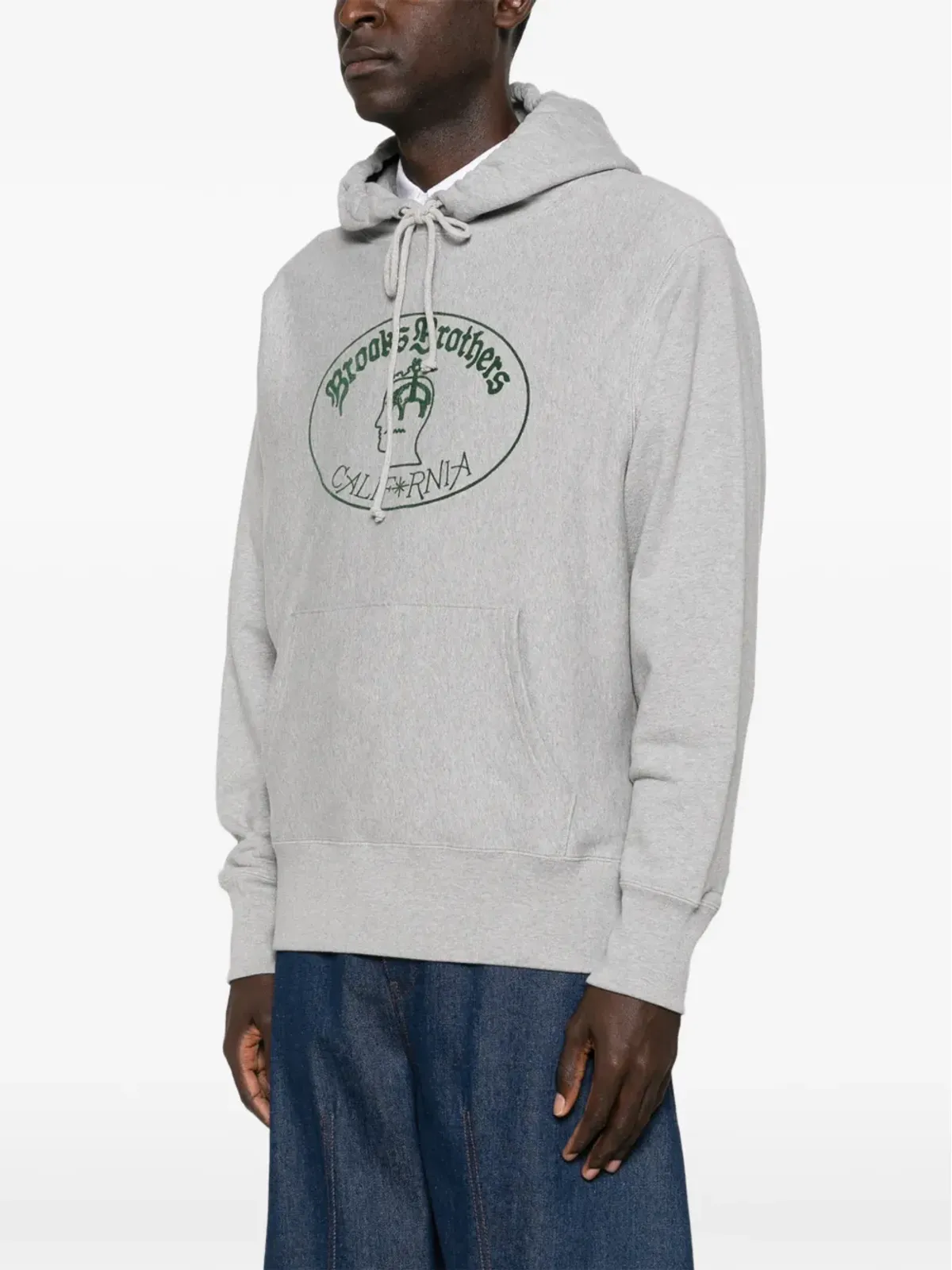 Brain Dead x Brooks Brothers ロゴフーディー - 画像3