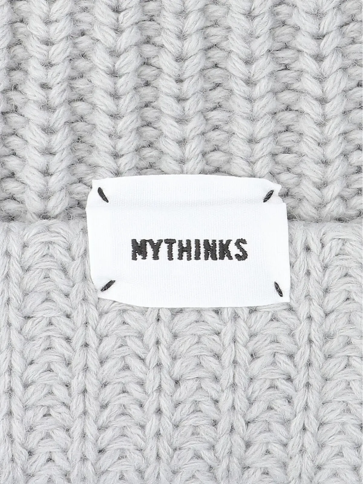 Mythinks リブ編みビーニー帽 - 画像3