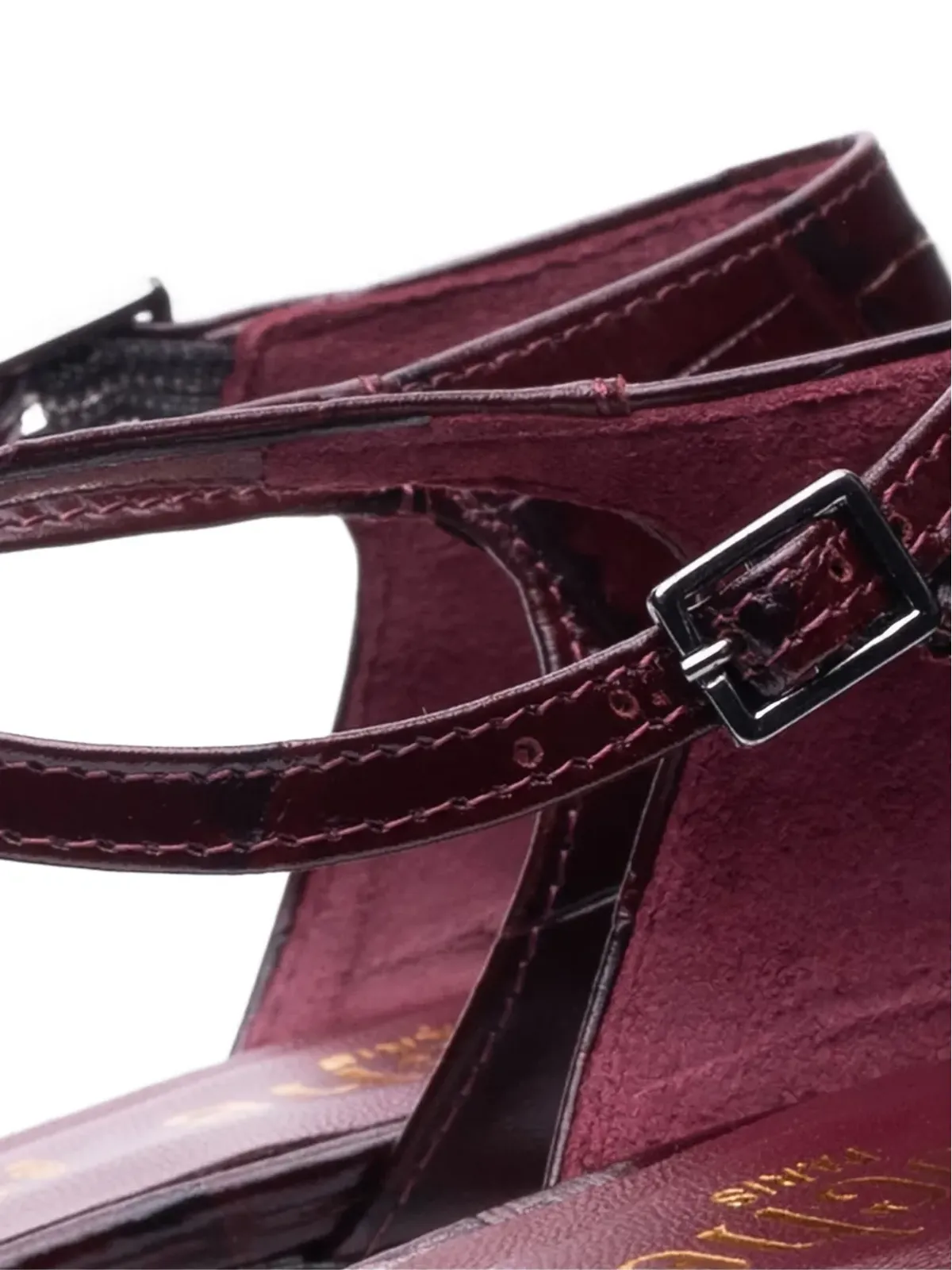 Poche Paris T-strap ポインテッドトゥ パンプス - 画像3