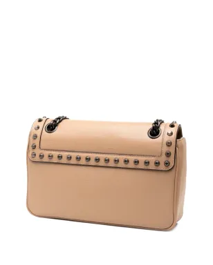ビンテージ Prada 2000-2025 グラス カーフスキン スタッズ クロスボディバッグ - ブラウン - サムネイル2