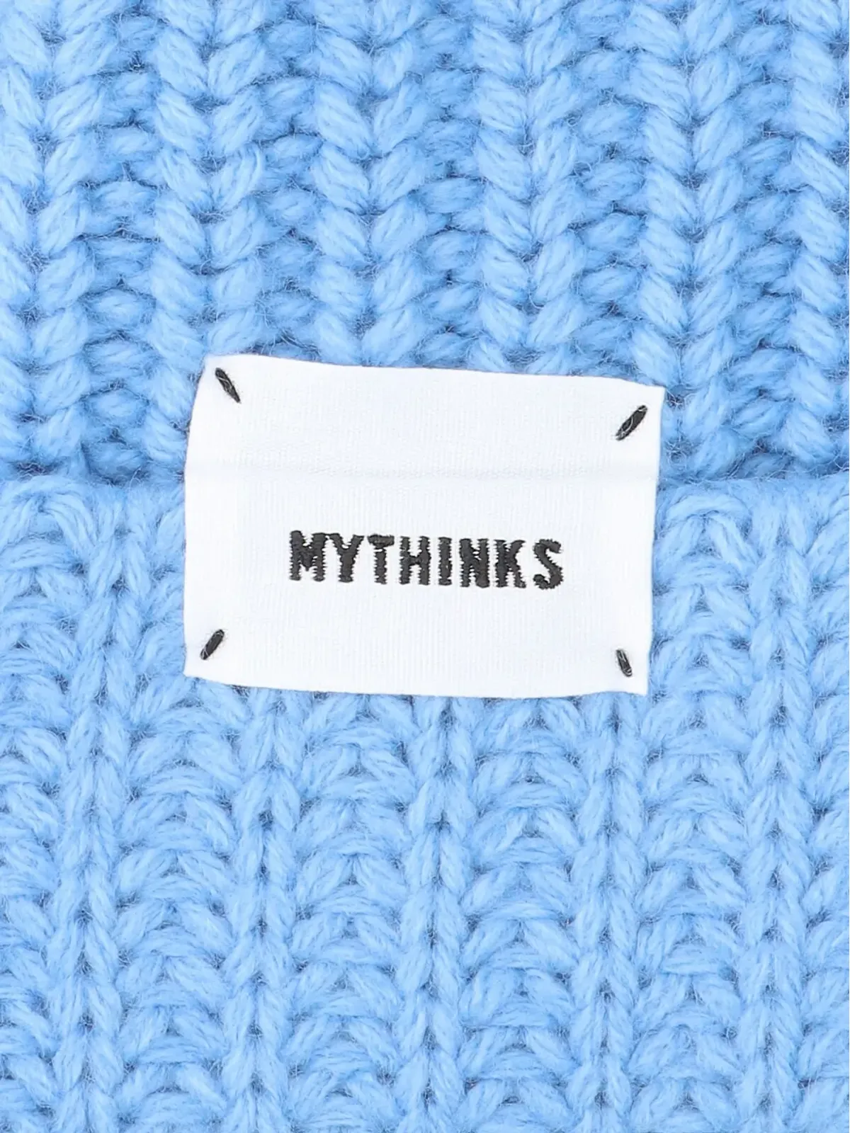 Mythinks ロゴパッチニット帽 - 画像3