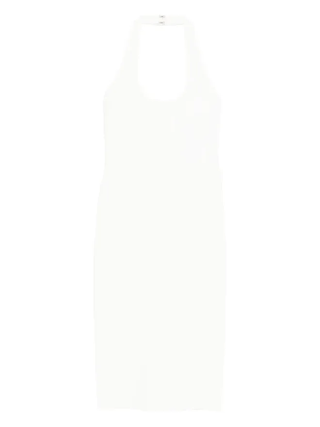 Herve Leger Hervé Léger Willa halter-neck midi dress - Whiteの商品画像