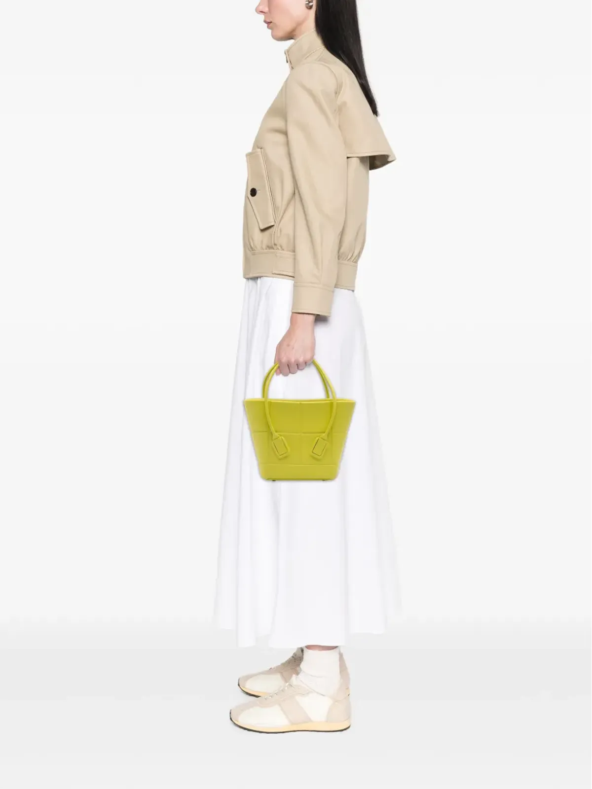 Bottega Veneta Vintage アルコ ショッピングバッグ ハンドバッグ - グリーン - 画像2