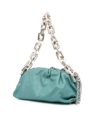 Bottega Veneta ラムスキン チェーンポーチショルダーバッグ（ブルー） - サムネイル3