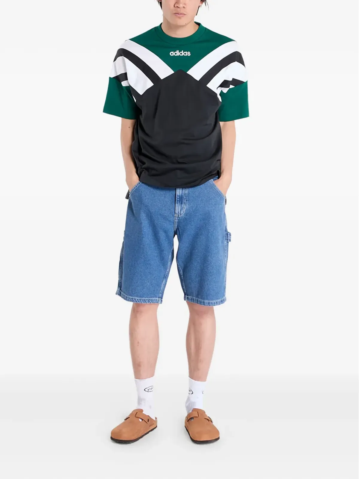 DICKIES Garyville ユーティリティデニムショーツ ブルー - 画像2