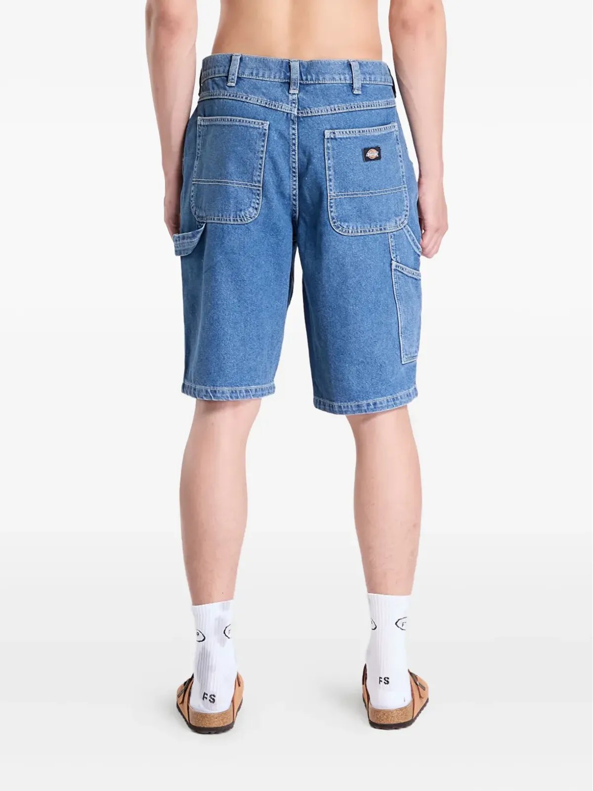 DICKIES Garyville ユーティリティデニムショーツ ブルー - 画像4