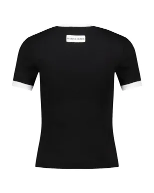 Marine Serre ムーンロゴ Tシャツ - サムネイル2