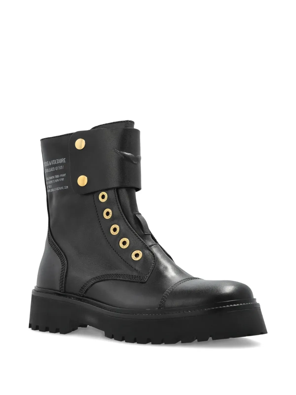 Zadig&Voltaire レザー バイカーブーツ - 画像2