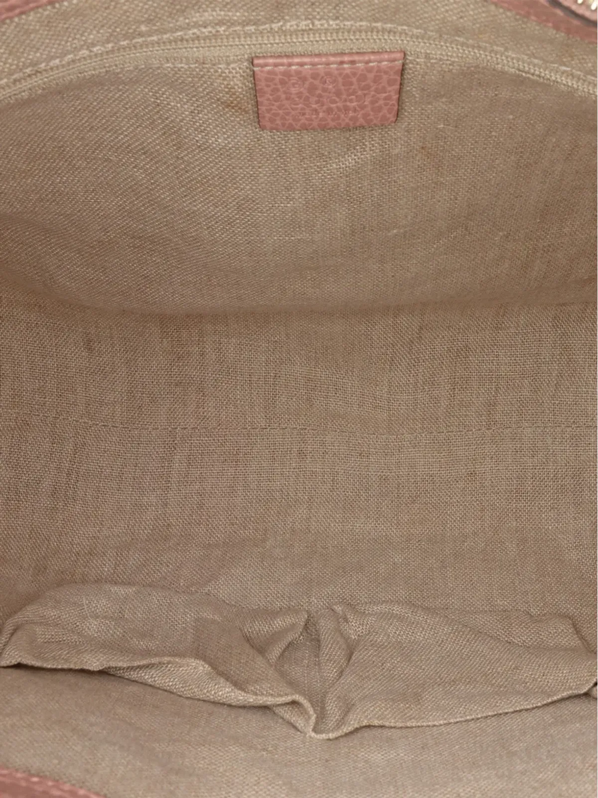 Gucci Pre-Owned レザー バンブー タッセル サッチェル - 画像5