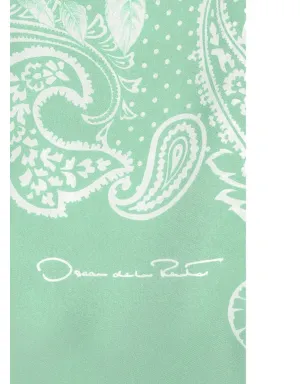 Oscar de la Renta ペイズリープリント シルクスカーフ - サムネイル2