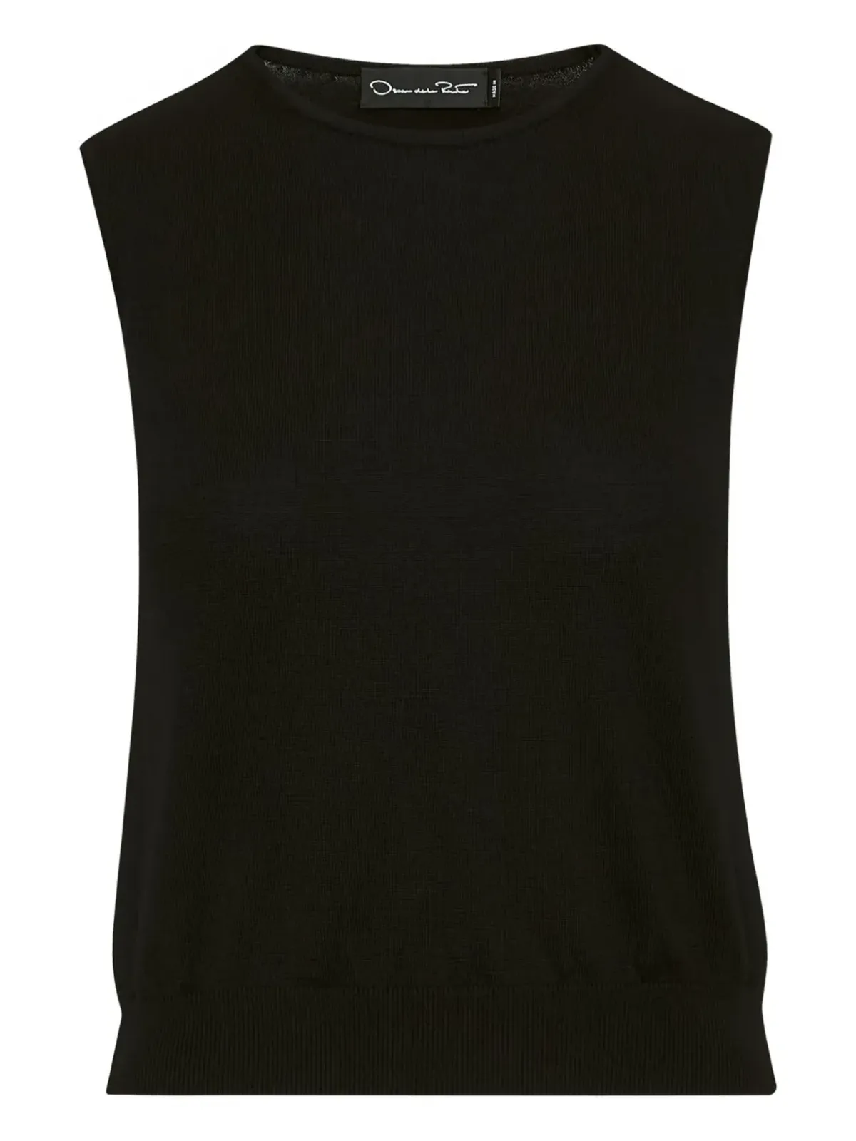 Oscar de la Renta sleeveless top - Black - 画像1