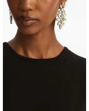 Oscar de la Renta sleeveless top - Black - サムネイル5