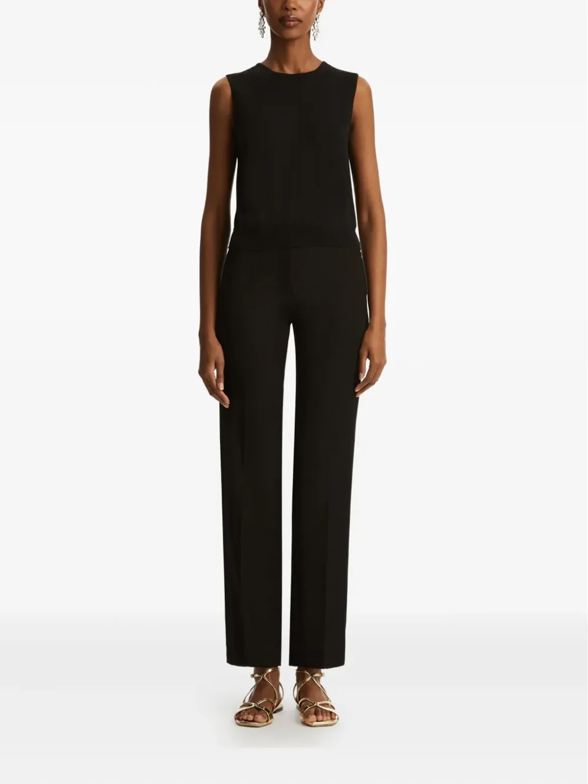 Oscar de la Renta sleeveless top - Black - 画像2