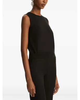 Oscar de la Renta sleeveless top - Black - サムネイル4