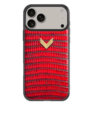 VELANTE レザー風テクスチャの iPhone 17 Pro ケース - サムネイル1