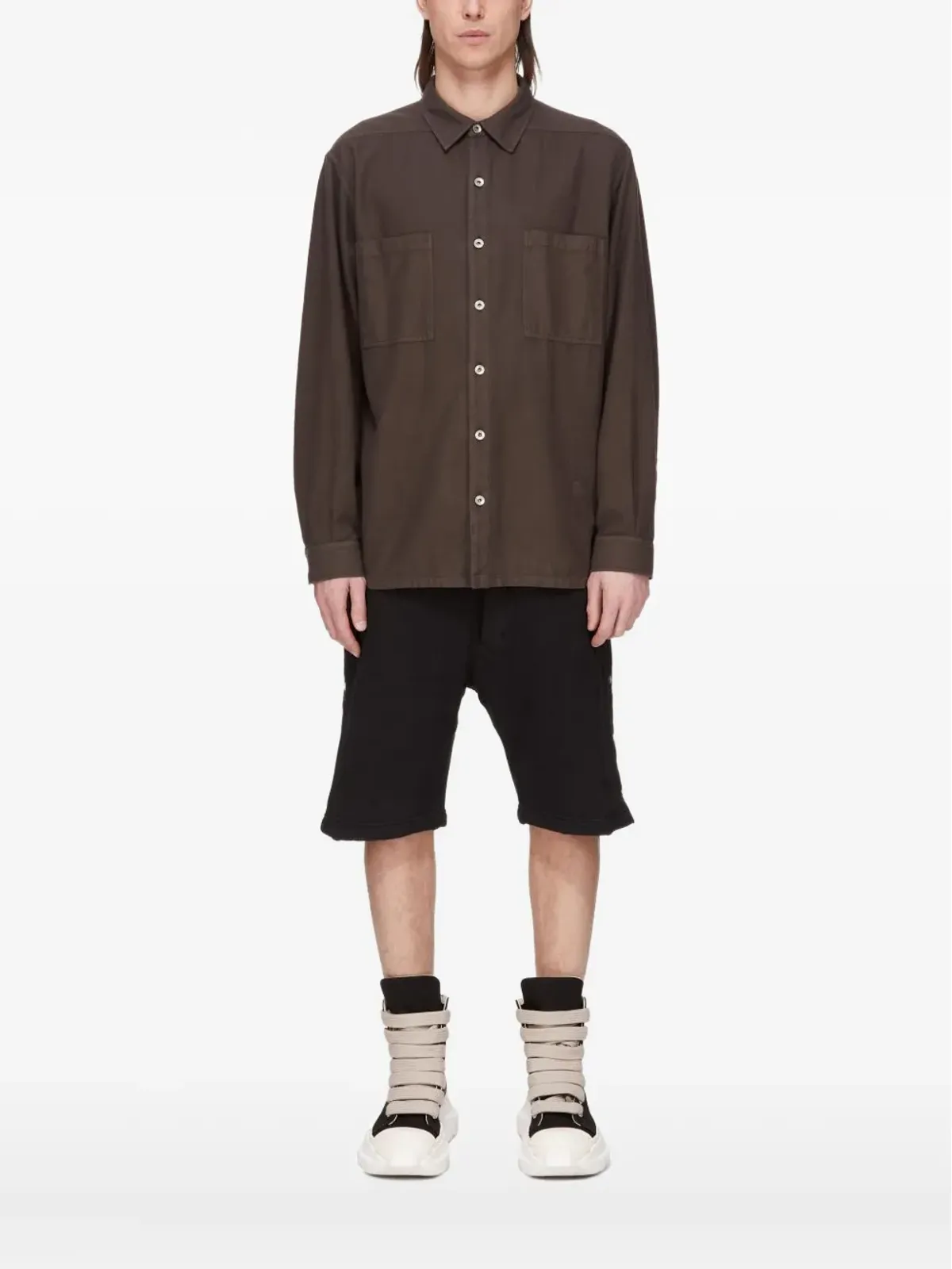 Rick Owens DRKSHDW コンクォディアンズ・プッシャーショーツ - 画像2