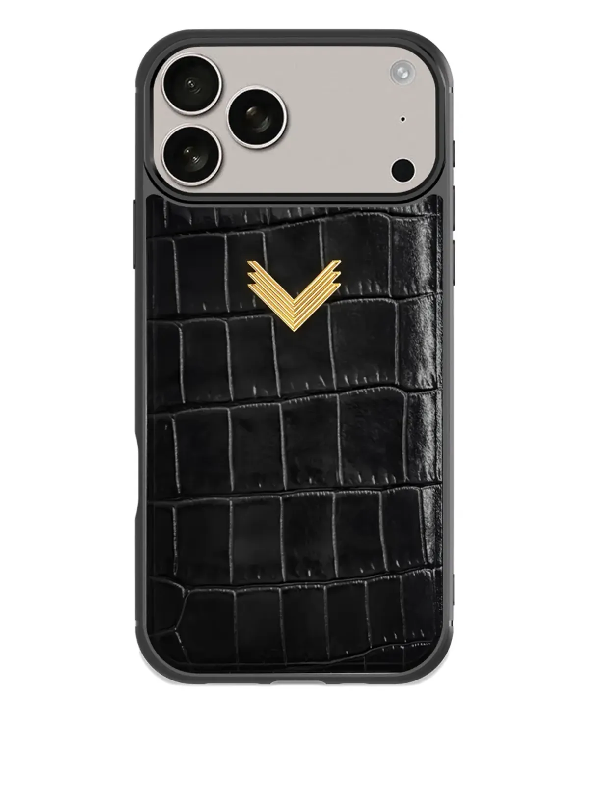 VELANTE クロコダイルテクスチャ iPhone 17 Pro Max ケース - 画像1