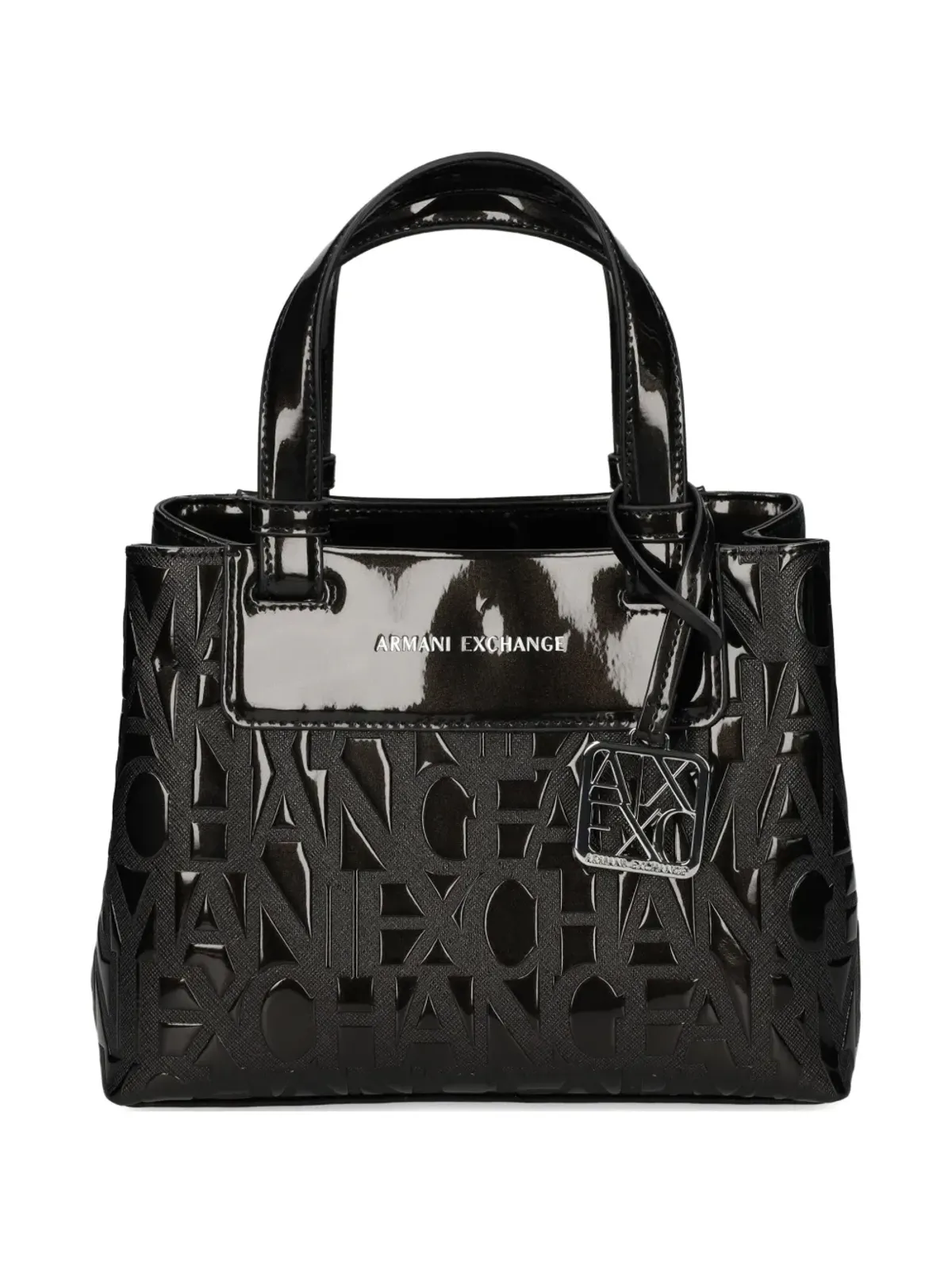 Armani Exchange ロゴ型押し トートバッグ - 画像1