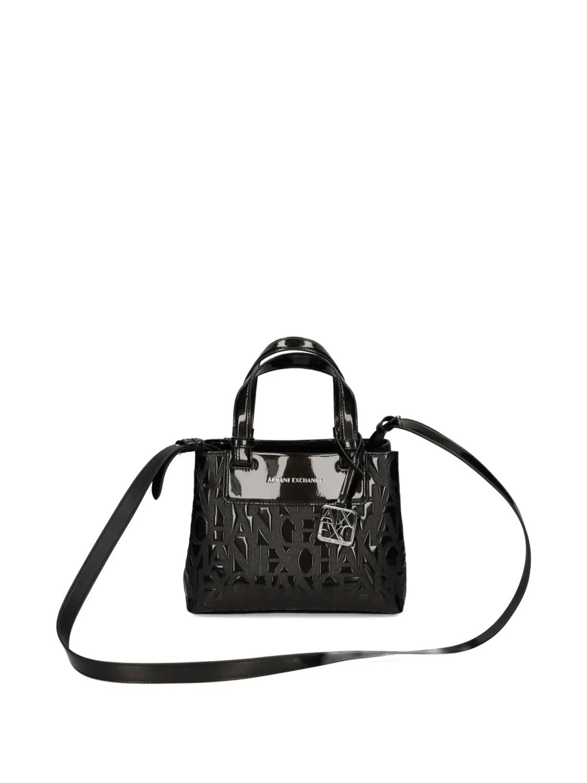 Armani Exchange ロゴ型押し トートバッグ - 画像4