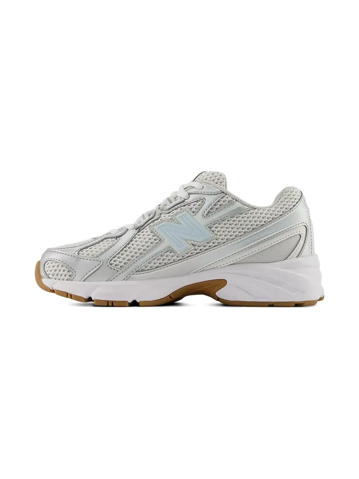 New Balance Kids 740 メッシュスニーカー - グレー - 画像4