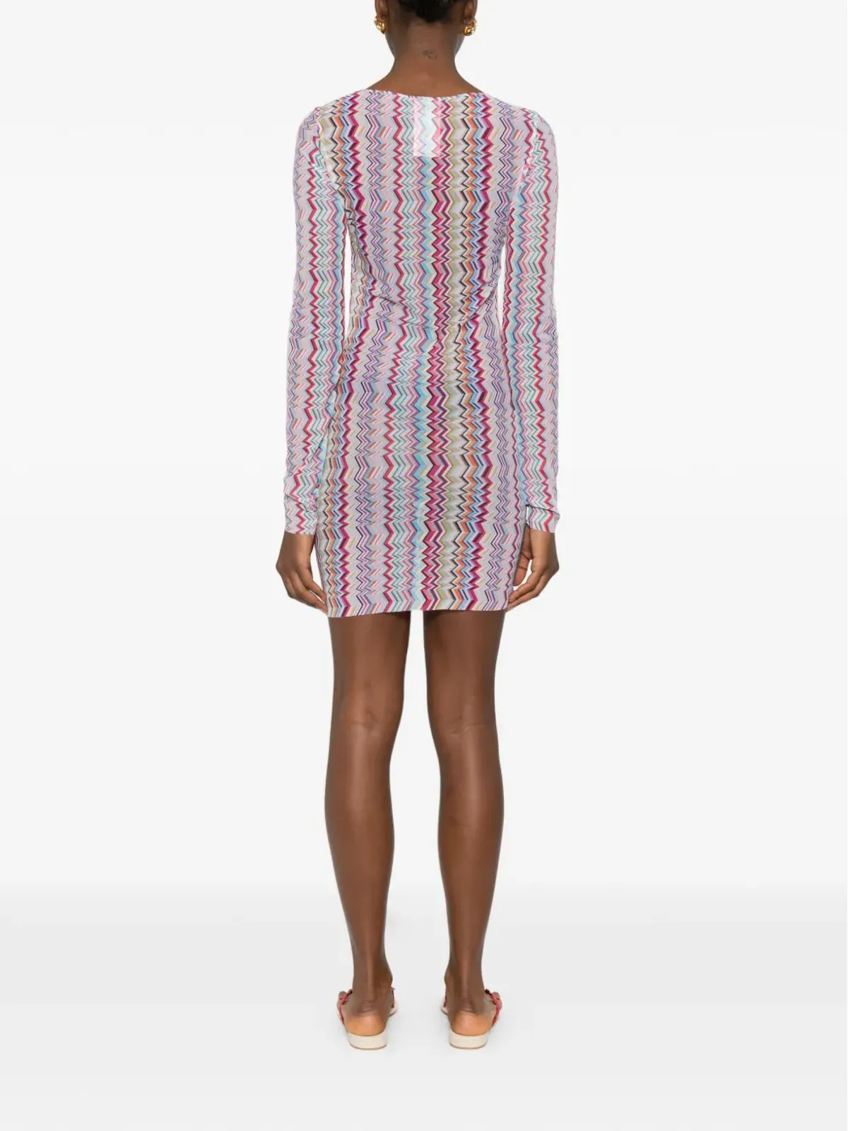 Missoni チェボン柄ミニドレス - 画像4