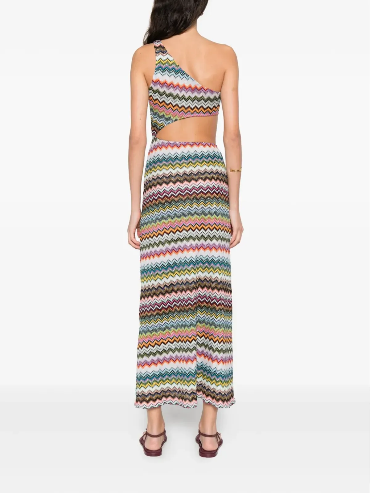 Missoni ワンショルダーミディドレス - 画像4