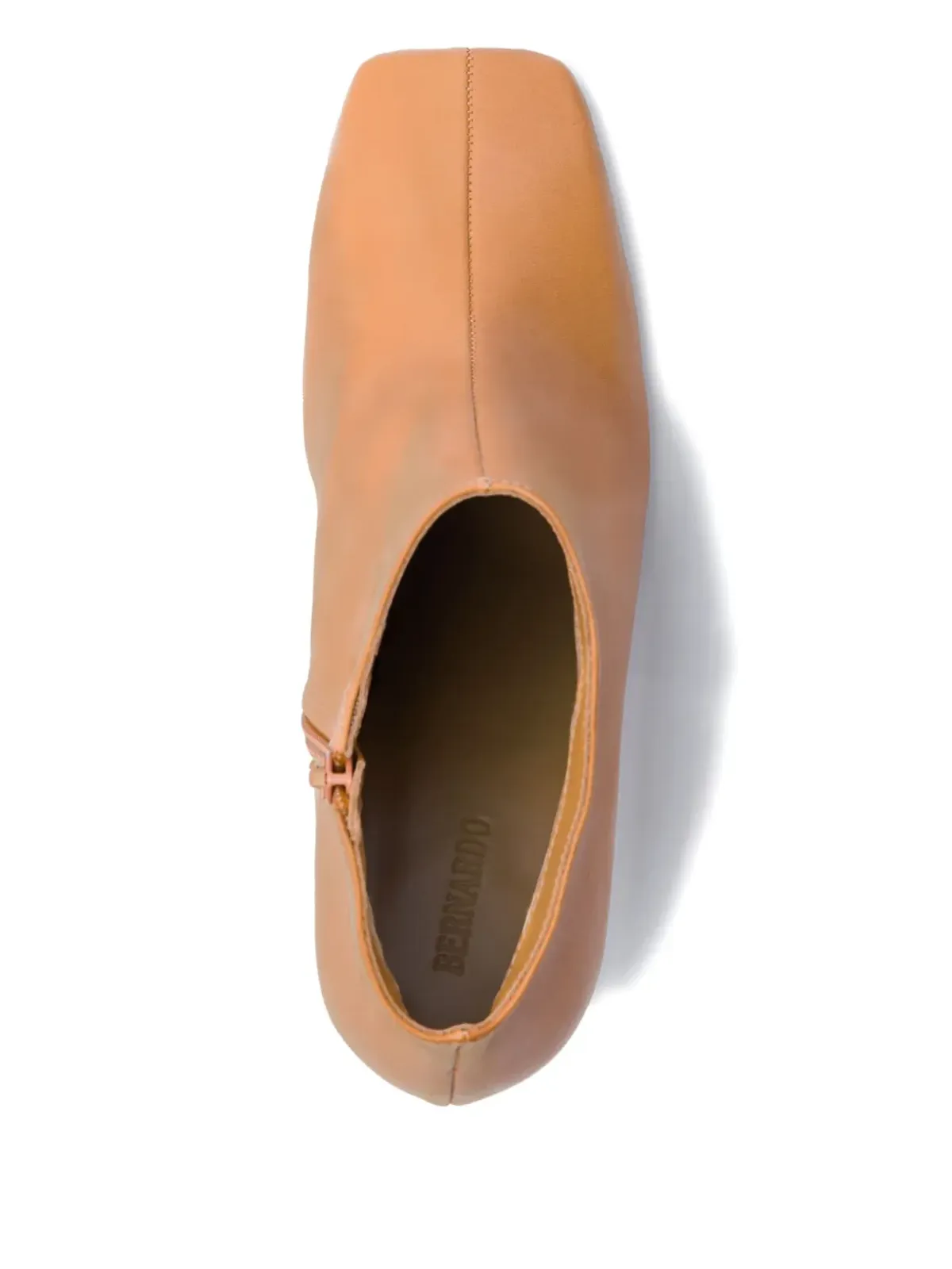 Bernardo Garda square-toe leather boots - Brown - 画像3