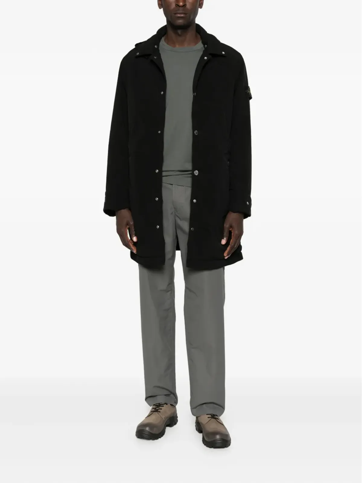 Stone Island 防水コットンパンツ - グレー - 画像2