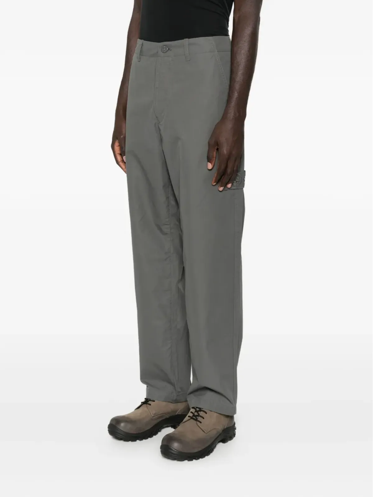 Stone Island 防水コットンパンツ - グレー - 画像3