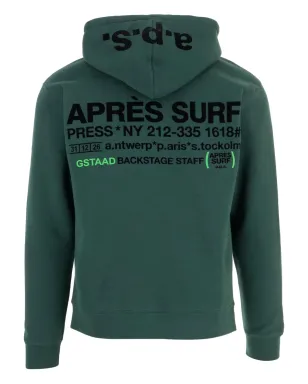 Après Surf ロゴプリントフーディ - グリーン - サムネイル2