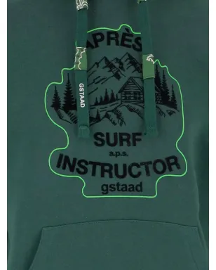 Après Surf ロゴプリントフーディ - グリーン - サムネイル3