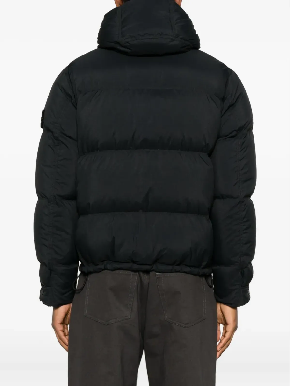Stone Island フード付きキルテッドパファージャケット - 画像4