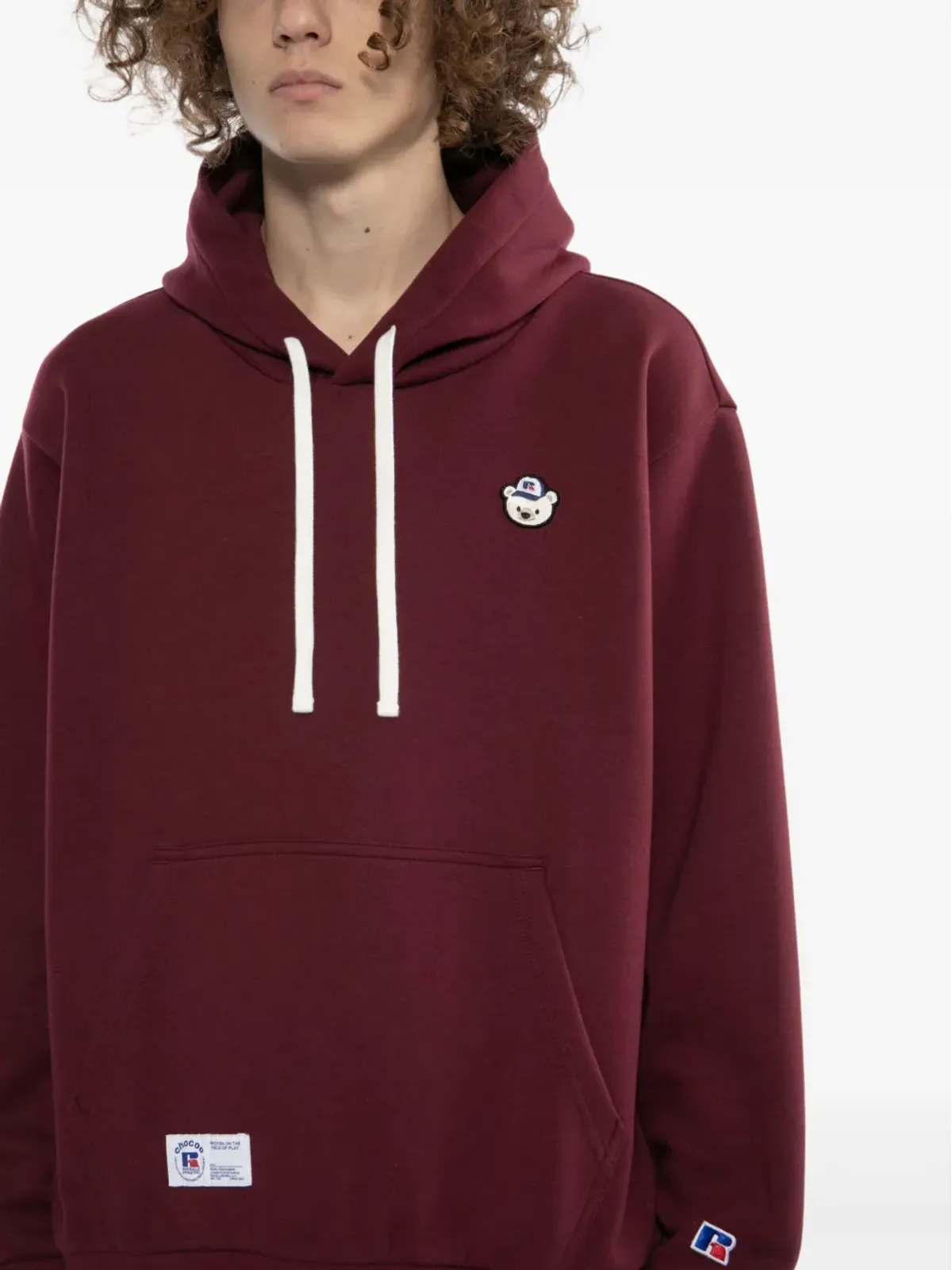 CHOCOOLATE x Russell Athletic ベア刺繍フーディー - 画像5