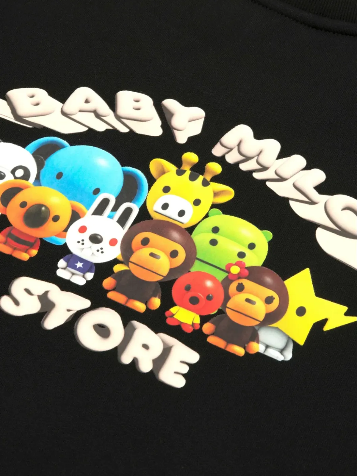 A BATHING APE crew-neck graphic-print sweatshirt - 画像4