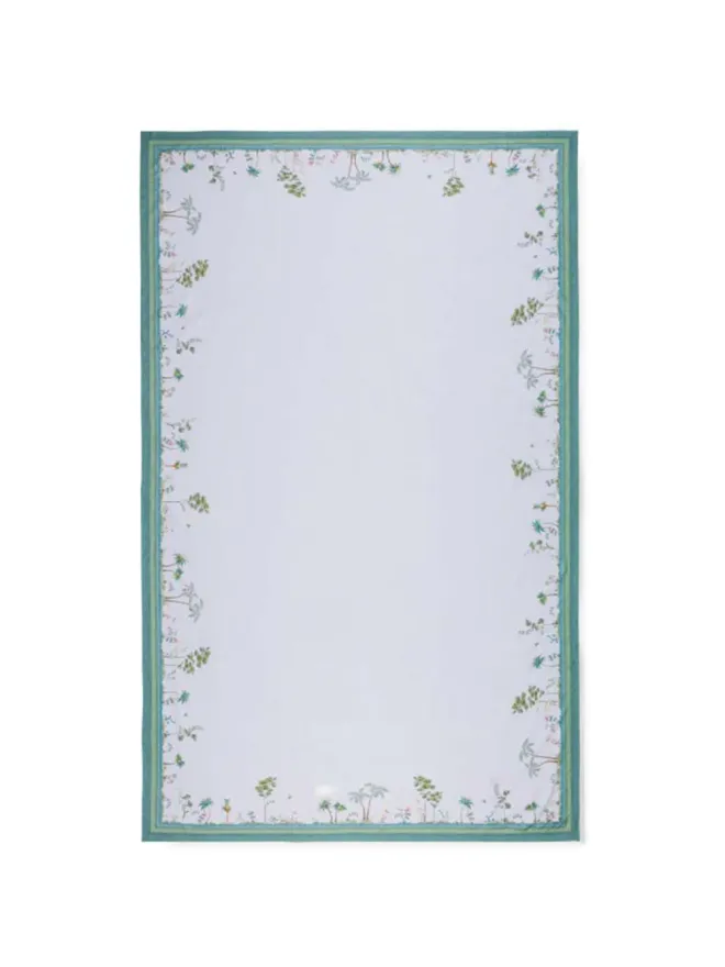 PIP STUDIO PIP STUDIO Jolie floral-print border tablecloth - Whiteの商品画像