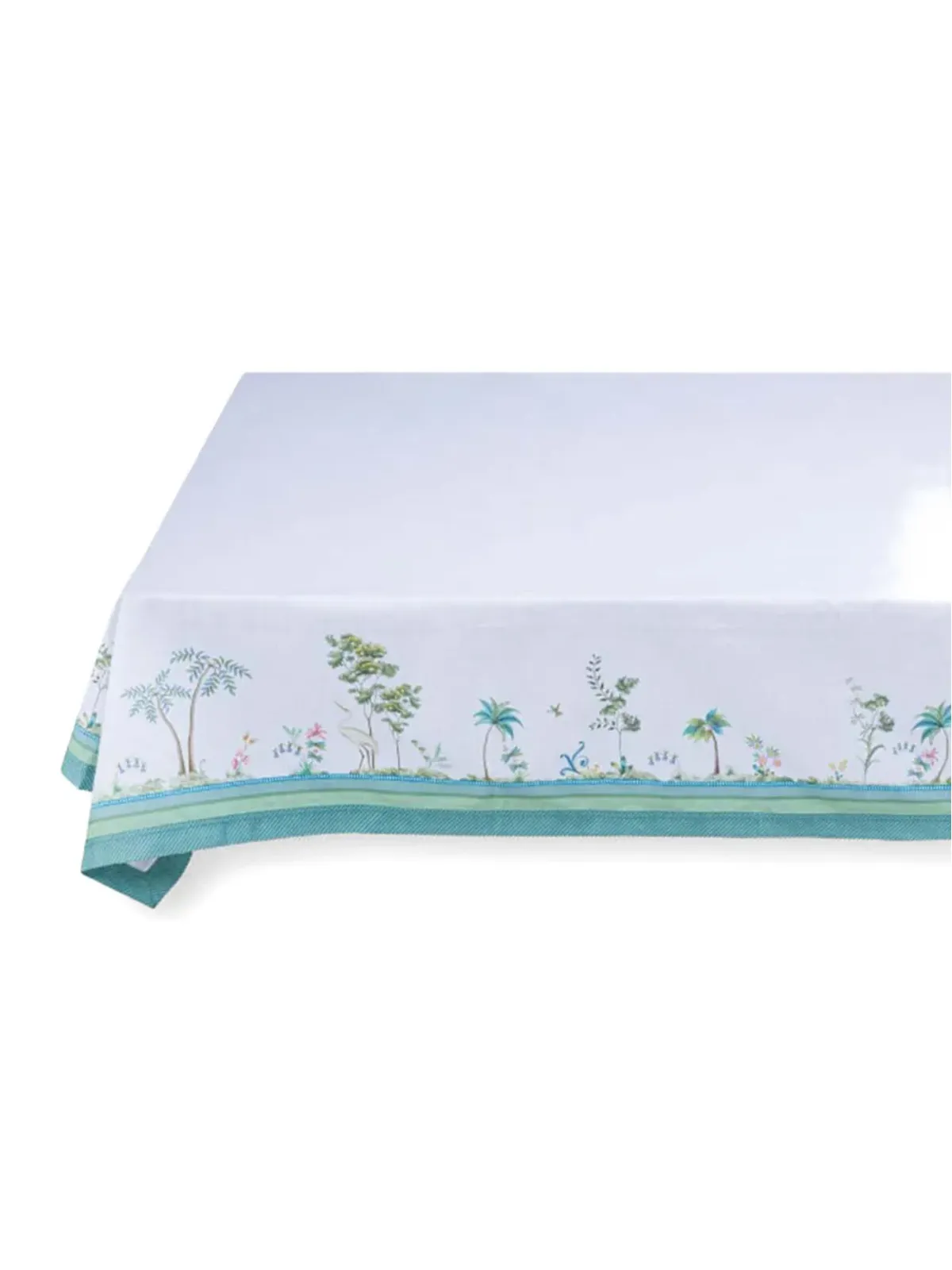 PIP STUDIO Jolie floral-print border tablecloth - White - 画像3