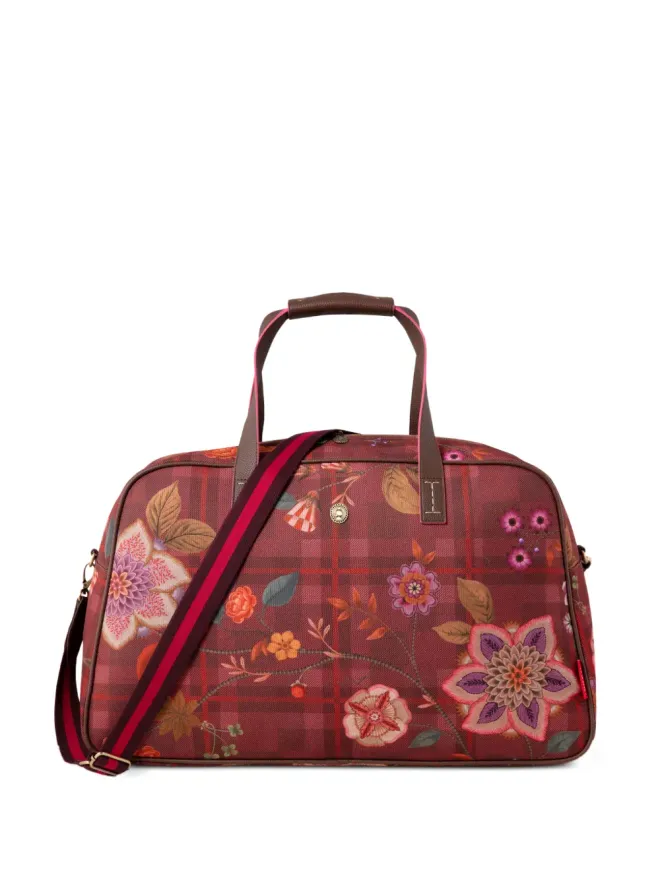 PIP STUDIO PIP STUDIO floral checked tote bag - Redの商品画像