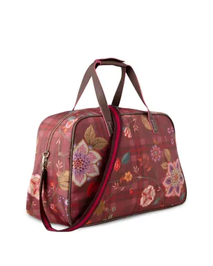 PIP STUDIO floral checked tote bag - Red - サムネイル2