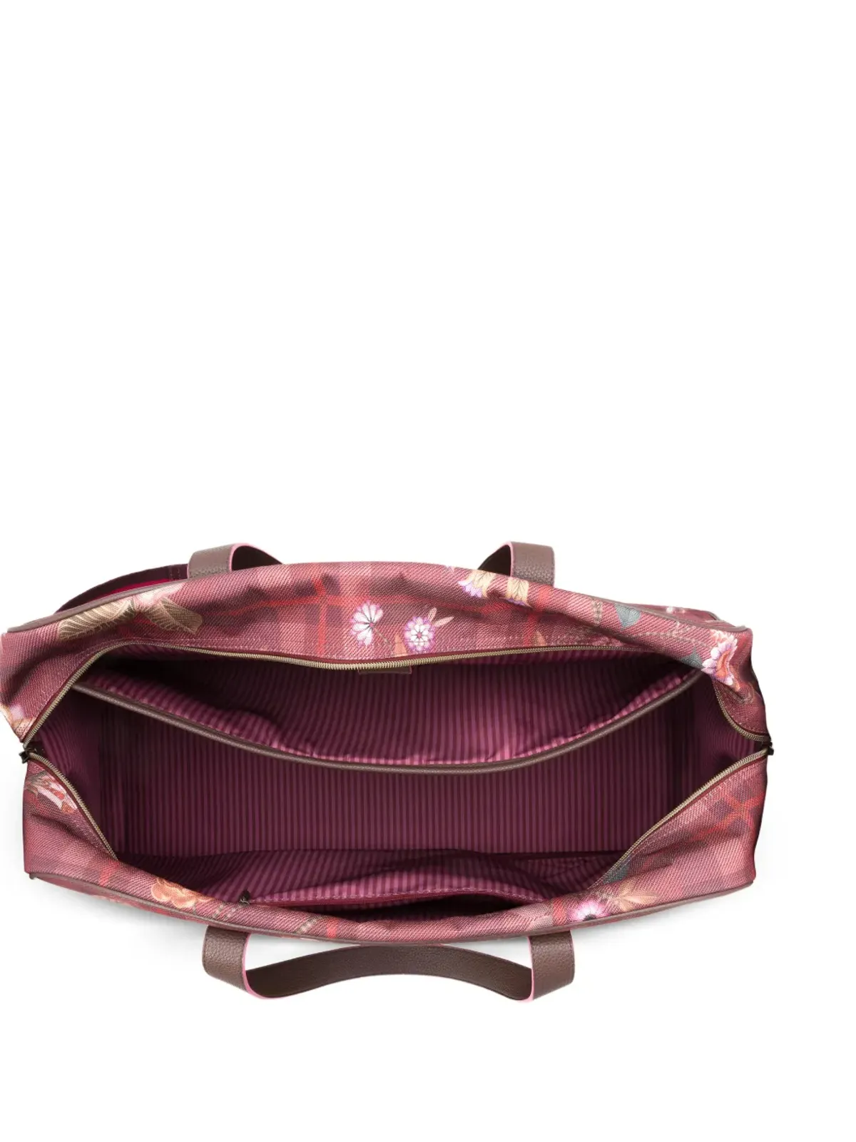 PIP STUDIO floral checked tote bag - Red - 画像3